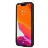 AMG AMHCP13SGSEBK iPhone 13 mini 5,4 czarny/black hardcase Leather Debossed Lines